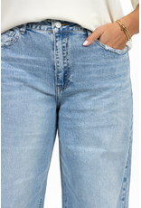 21Jewelz Gerafelde baggy jeans - blauw