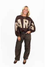 21Jewelz Paris je t'aime sweater - bruin