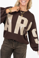 21Jewelz Paris je t'aime sweater - bruin
