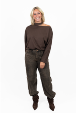 21Jewelz One shoulder truitje - bruin