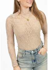 21Jewelz Kanten top - beige