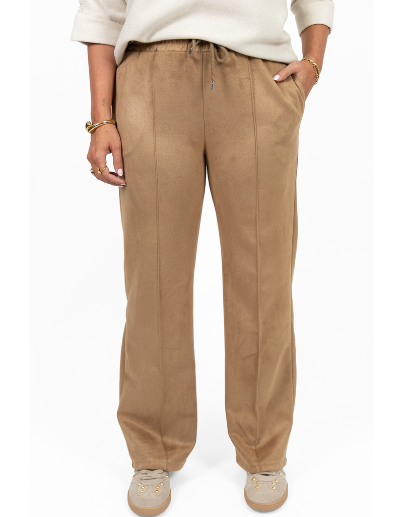 21Jewelz Suede-look jogger - camel