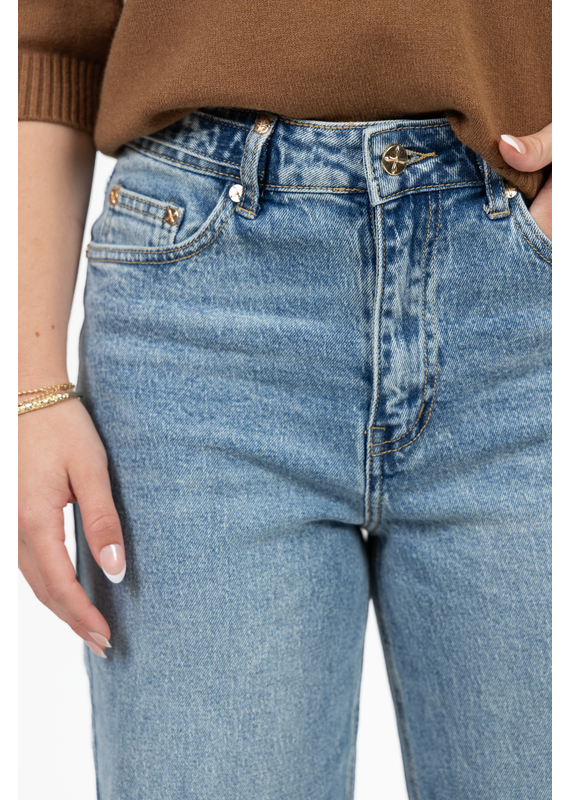 21Jewelz Jeans met gouden details - blauw
