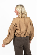 21Jewelz Cropped trenchcoat