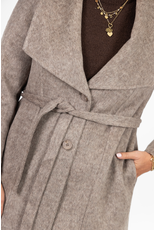 21Jewelz Manteljas met kraag - taupe
