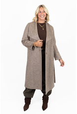 21Jewelz Manteljas met kraag - taupe