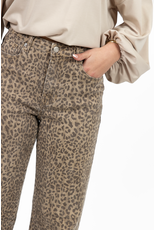 Laulia Jeans met lichte panterprint
