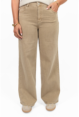 21Jewelz Basic wide leg jeans - beige