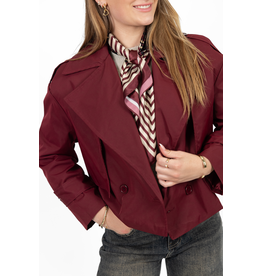 21Jewelz Korte trenchcoat - bordeaux