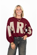 21Jewelz Paris je t'aime sweater - bordeaux