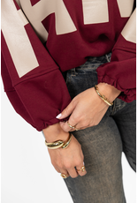 21Jewelz Paris je t'aime sweater - bordeaux