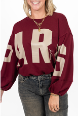 21Jewelz Paris je t'aime sweater - bordeaux