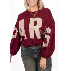 21Jewelz Paris je t'aime sweater - bordeaux