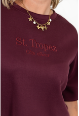 21Jewelz Saint Tropez - Cote d'Azur shirt - bordeaux