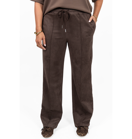 21Jewelz Suede-look jogger - donkerbruin