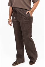 21Jewelz Suede-look jogger - donkerbruin