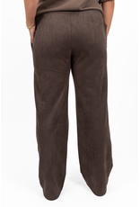 21Jewelz Suede-look jogger - donkerbruin