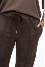 21Jewelz Suede-look jogger - donkerbruin