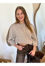 21Jewelz Truitje met strepen - beige/bruin