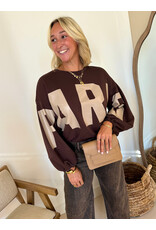 21Jewelz Paris je t'aime sweater - bruin
