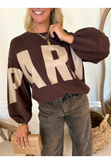 21Jewelz Paris je t'aime sweater - bruin