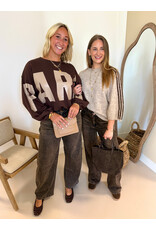 21Jewelz Paris je t'aime sweater - bruin