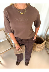 21Jewelz Saint Tropez - Cote d'Azur shirt - taupe