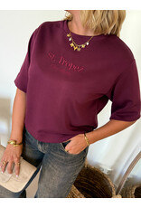 21Jewelz Saint Tropez - Cote d'Azur shirt - bordeaux