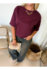 21Jewelz Saint Tropez - Cote d'Azur shirt - bordeaux