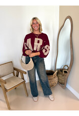 21Jewelz Paris je t'aime sweater - bordeaux