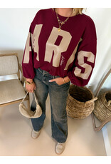21Jewelz Paris je t'aime sweater - bordeaux