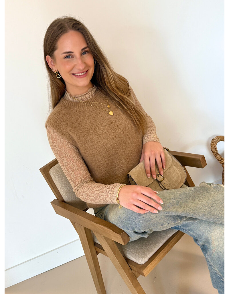 21Jewelz Wollige spencer - camel