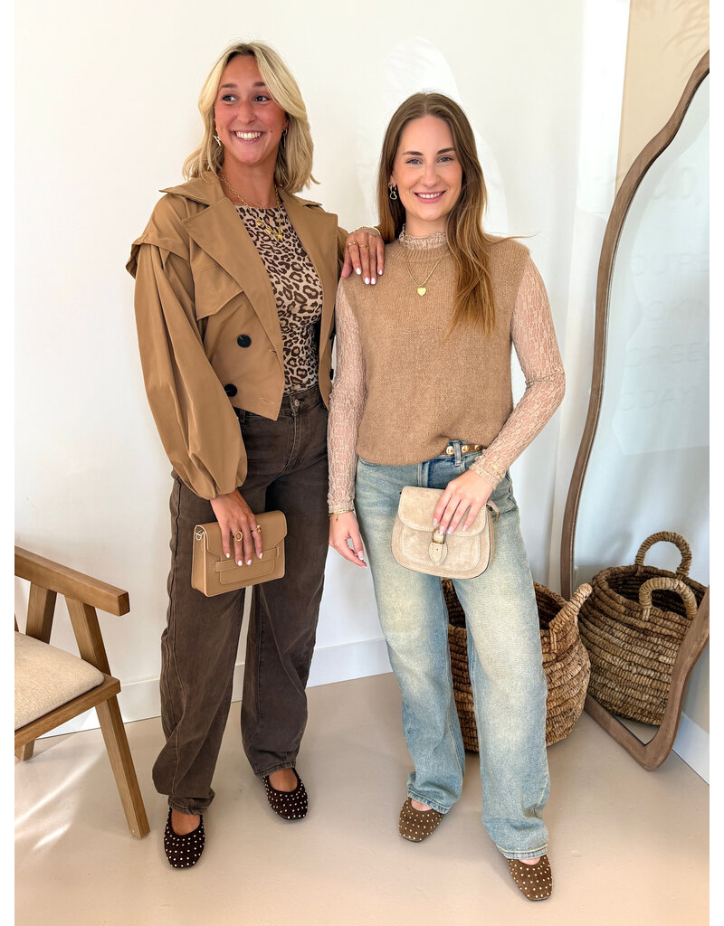 21Jewelz Wollige spencer - camel