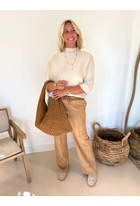 21Jewelz Suede-look jogger - camel