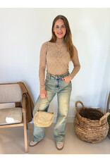21Jewelz Kanten top - beige