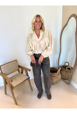 21Jewelz Blouse met ruffles - beige