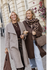 21Jewelz Manteljas met kraag - taupe