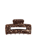 21Jewelz Grote haarklem met bruine print