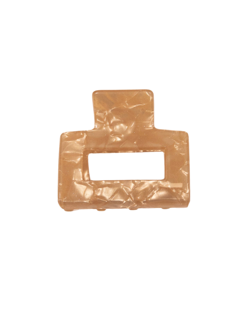 21Jewelz Middel haarklem - beige marble