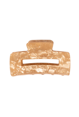 21Jewelz Grote haarklem - beige marble