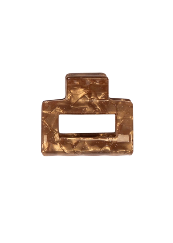21Jewelz Middelgrote haarklem - bruin marble