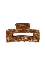 21Jewelz Grote haarklem - bruin marble