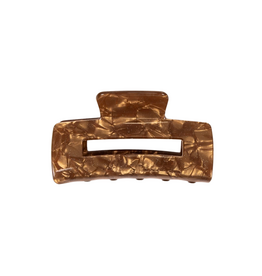 21Jewelz Grote haarklem - bruin marble