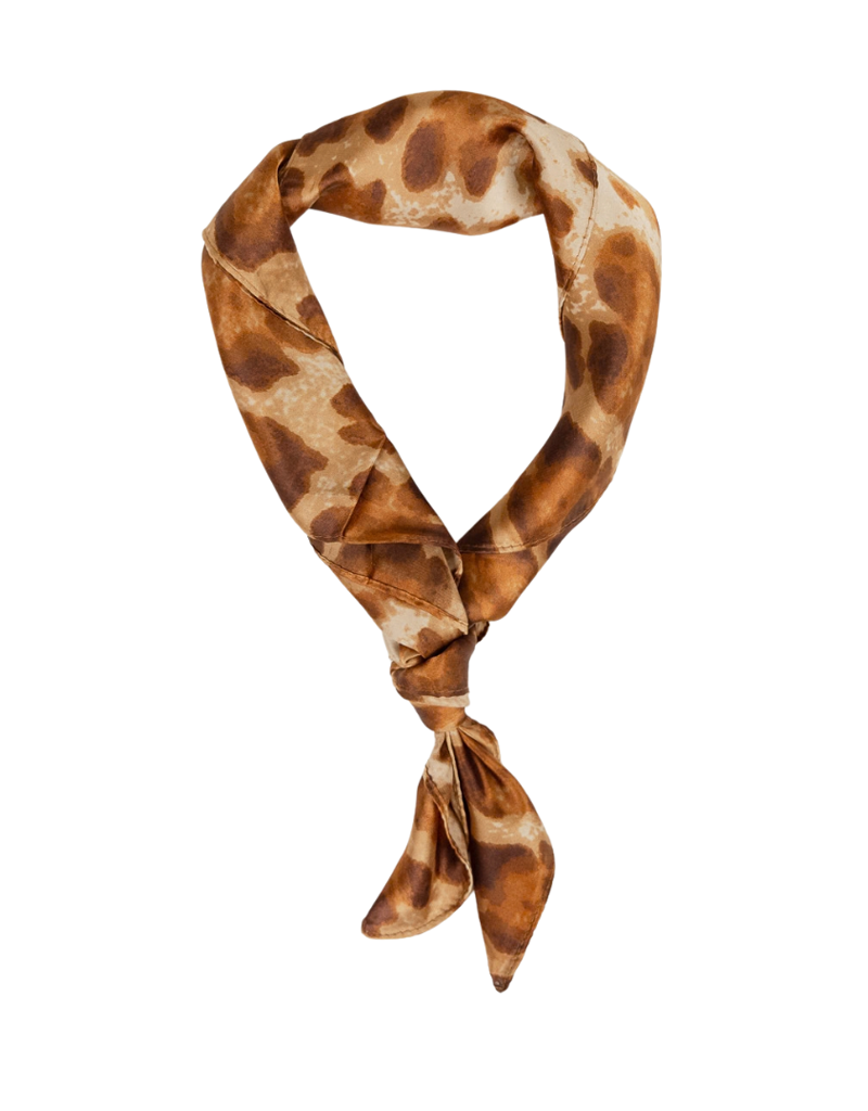 21Jewelz Sjaal met camel panterprint
