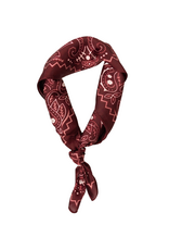 21Jewelz Sjaal met paisleyprint - bordeaux