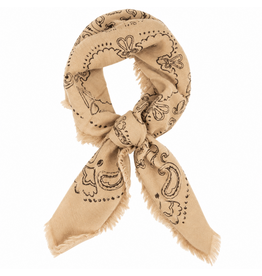 21Jewelz Sjaal met bruine print - beige