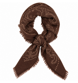 21Jewelz Sjaal met beige print - bruin