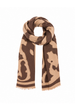 21Jewelz Sjaal met print en gouden lurex - beige/bruin