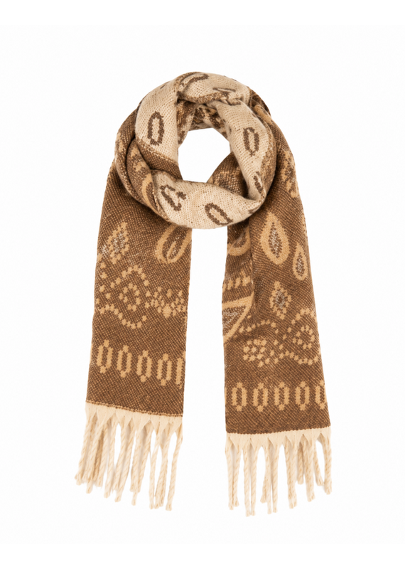 21Jewelz Sjaal met paisley print - beige/bruin