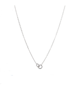 Go Dutch Label D&E | Kleine dubbele cirkel ketting